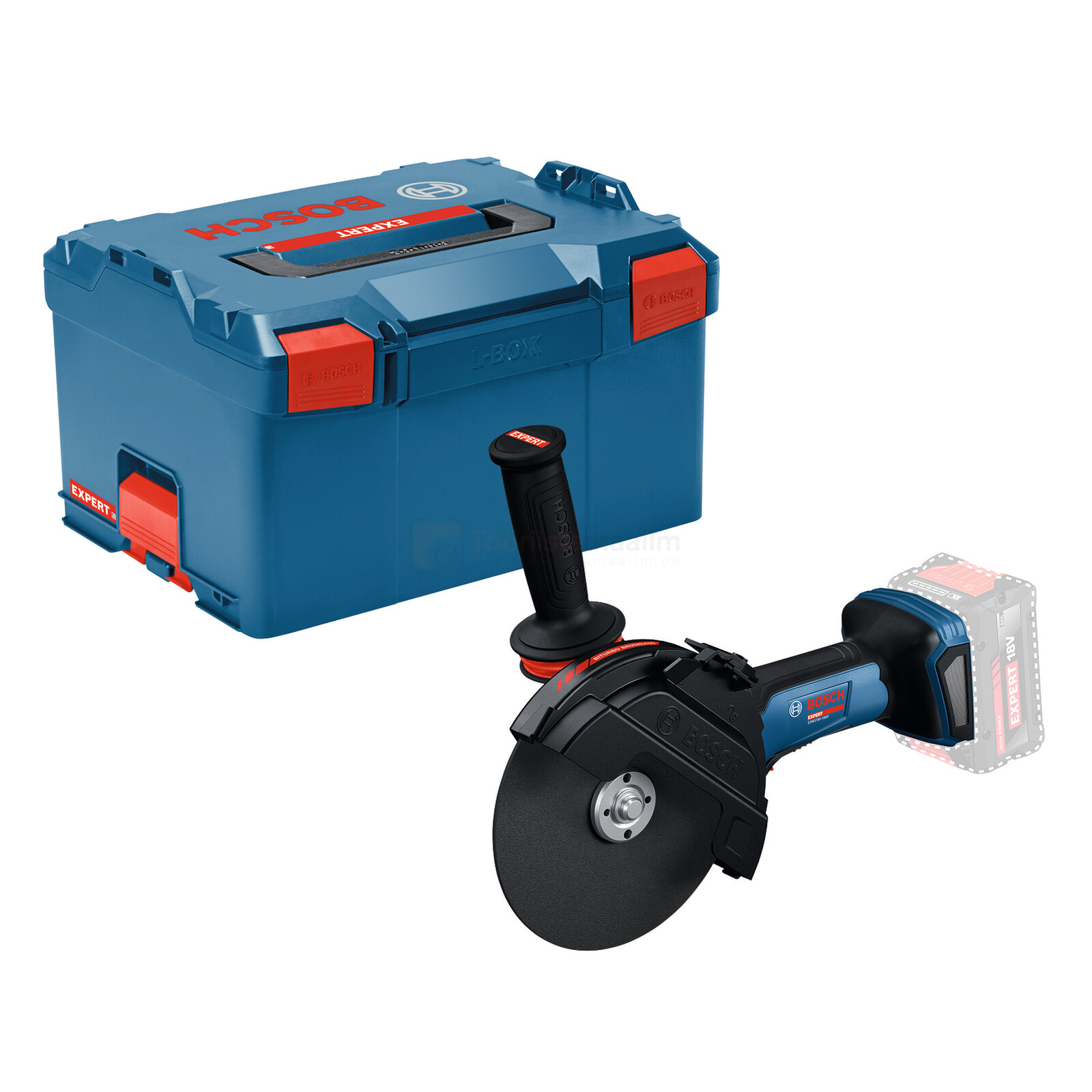 Bosch аккумуляторная угловая шлифмашина EXWS18V-180P, без аккумулятора и зарядного устройства